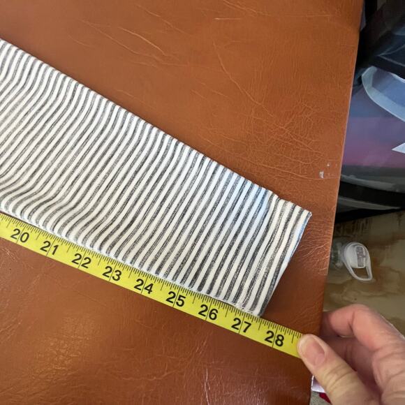 Beyond Yoga True To Stripe High Waist Legging White Heather Surf Stripe Small - Picture 7 of 7